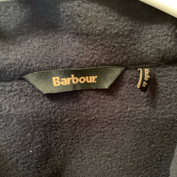Barbour fairmond fleece navy pullover - Picture 3 of 5